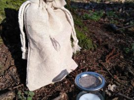 Alternative view of Stövchen2Go – kleines Räucherstövchen  für Unterwegs und Zuhause, mit Sieb 4,5 cm inkl. Teelicht, zum Verräuchern von Kräutern und Harzen